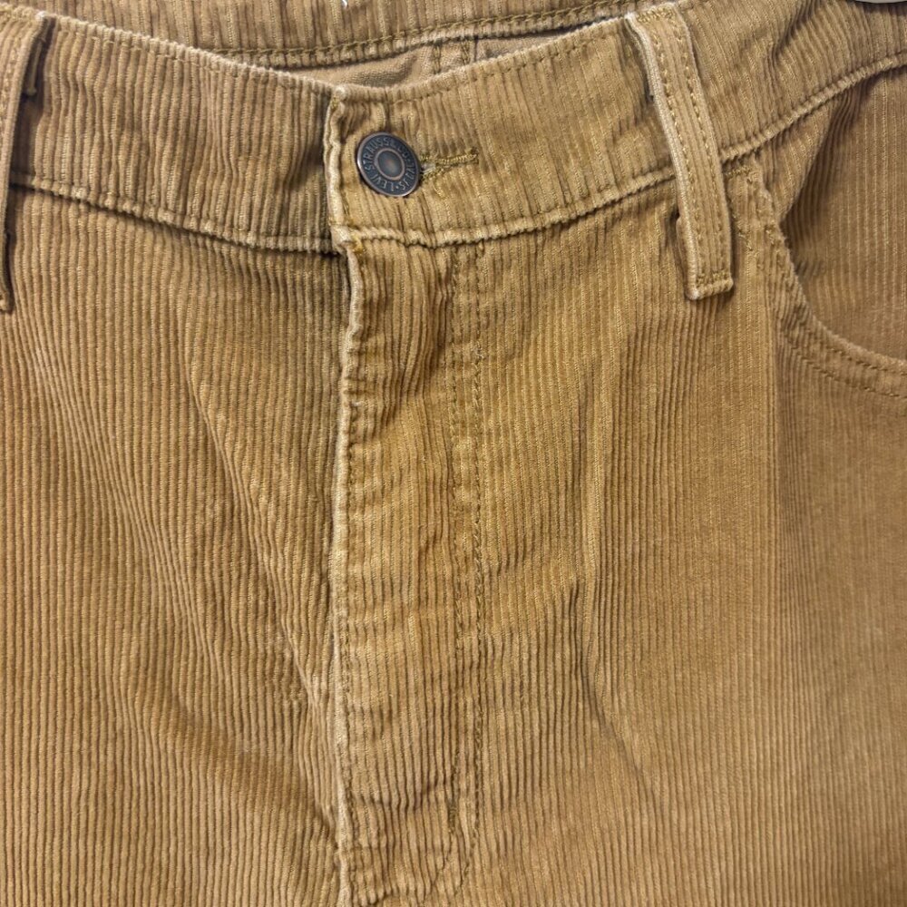Levi's Brown Corduroy Pants 94 BAGGY sz 33 Preppy 90s style cottage core - Picture 7 of 14